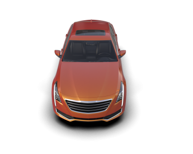 araba beyaz arkaplanda izole edildi.