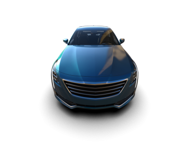 araba siyah arkaplanda izole edildi