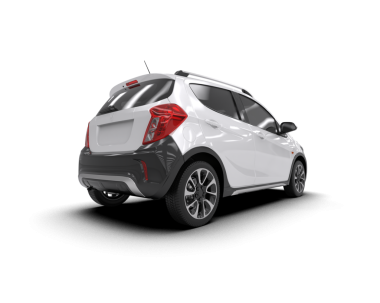 - Araba. beyaz arkaplanda modern araba