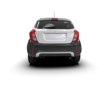 modern araba beyaz arkaplanda izole edildi