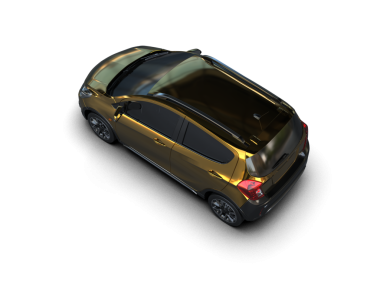 Siyah arkaplanda bir araba