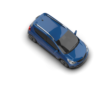 Siyah arka planda modern araba