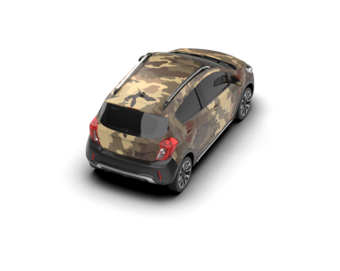 Beyaz arkaplandaki araba 3 boyutlu görüntüleme