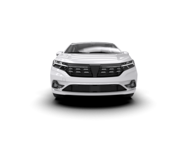 Araba manzaralı. beyaz arkaplanda izole