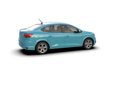 Yaratıcı tasarımınız için beyaz arka planlı mavi modern araba