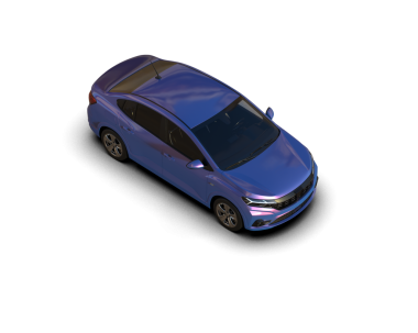 Daha az genel bir konsept arabanın 3 boyutlu çizimi