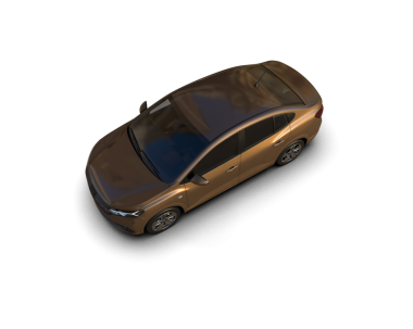 Siyah arkaplanda 3 boyutlu araç izole edildi