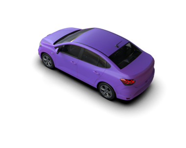 Beyaz arka planda 3 boyutlu araba, 3 boyutlu illüstrasyon