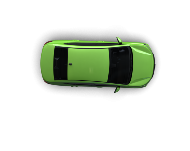 Siyah üzerine izole edilmiş 3 boyutlu araba.