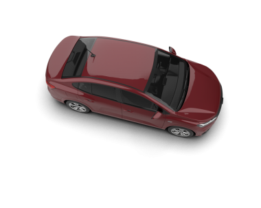 Beyaz arka planda bir araba. 3 boyutlu illüstrasyon. 3d oluşturma