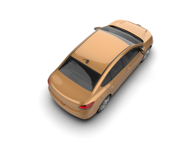 beyaz arkaplandaki modern araba 3 boyutlu görüntüleme