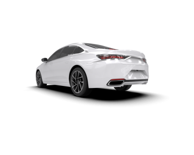 Siyah arka planda beyaz lüks süper araba.