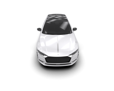 modern beyaz araba tarafı