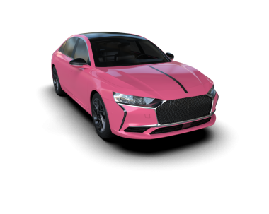 Siyah arka planda modern bir araba. 3d illüstrasyon