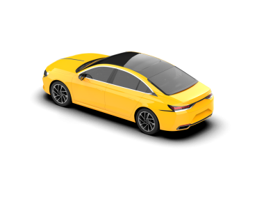 Arka planda izole edilmiş modern lüks araba. 3d oluşturma.