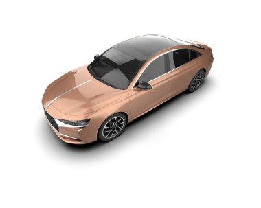 Şehrin en gerçekçi 3 boyutlu arabası. vektör