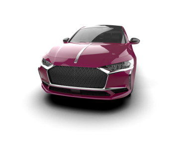 Beyaz arka planda modern lüks süper araba. 3d oluşturma