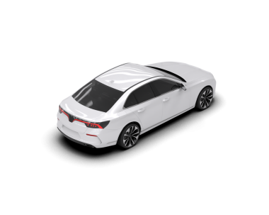 - Araba. Vektör. Gerçekçi bir araba. araba beyaz arkaplanda izole edildi