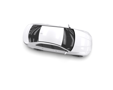 Beyaz arkaplandaki araba