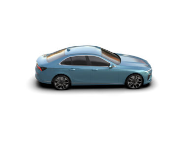 Modern araba beyaz arka planda izole edilmiş. 3d illüstrasyon