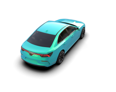 Daha az genel bir konsept arabanın 3 boyutlu çizimi
