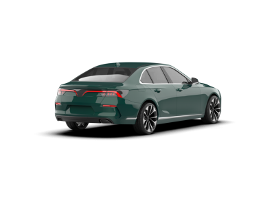 beyaz arka planda modern araba