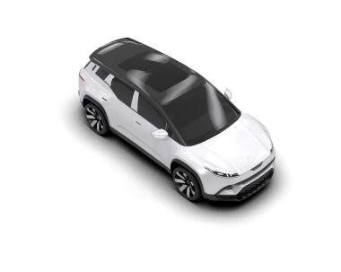 Modern araba. 3d oluşturma