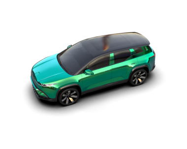 beyaz arka planda modern araba