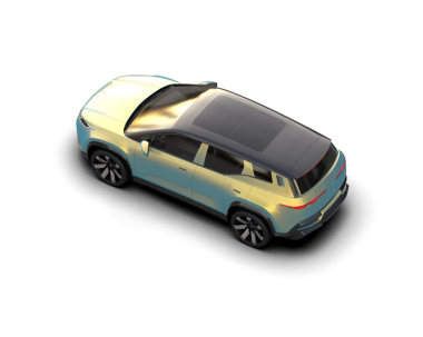 3 boyutlu lüks bir araba.