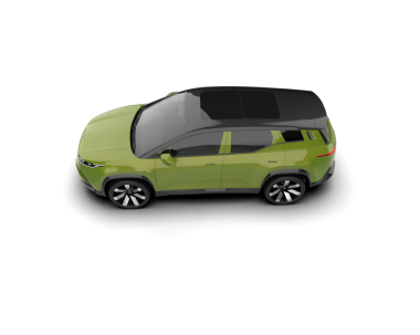 Gerçekçi bir araba. 3d illüstrasyon