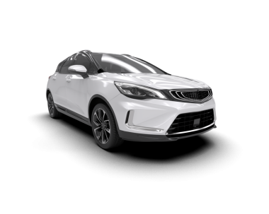 araba beyaz arkaplanda izole edildi