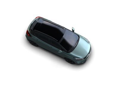 Siyah arkaplanda bir arabanın 3 boyutlu canlandırması.