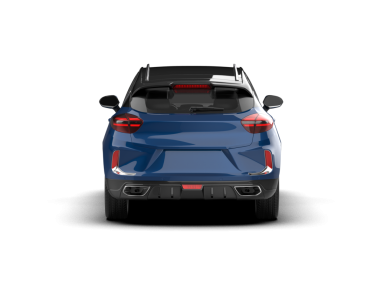 modern araba kenarı görünümü.