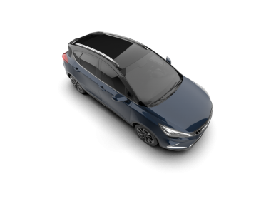 Modern araba. 3d oluşturma.