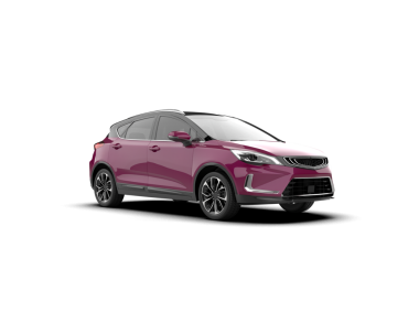 Gerçekçi bir SUV arabası. Yan görünüş. 3d oluşturma