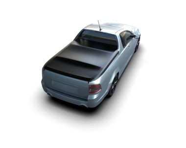 Siyah bir SUV 'un siyah izole edilmiş stüdyo arkaplan görüntüsü.