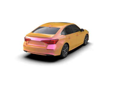 modern araba beyaz arka planda izole edilmiş.