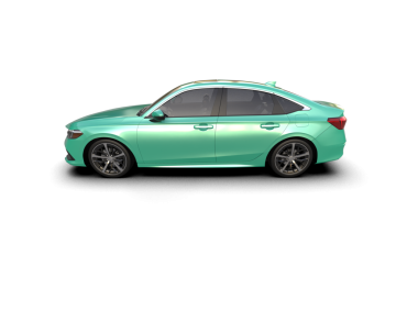 Modern araba beyaz arka planda izole edilmiş. 3 Boyutlu Hazırlama