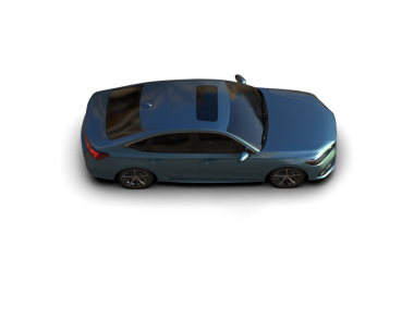 Siyah arka planda bir araba. 3 Boyutlu Hazırlama.