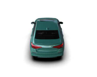 modern araba beyaz arkaplanda izole edilmiş 3 boyutlu görüntüleme