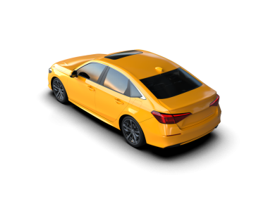 Lüks araba arka planda izole edildi