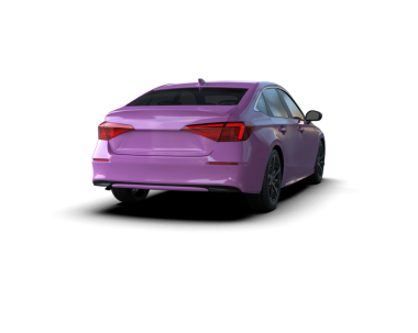 Beyaz arka planda izole edilmiş modern lüks araba. 3d illüstrasyon