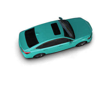 Siyah arka planda modern araba