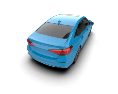 Daha az genel bir konsept arabanın 3 boyutlu çizimi