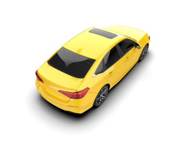 modern araba beyaz arka planda izole edildi. 3 boyutlu görüntüleme