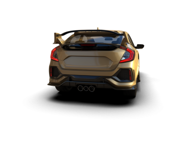 araba modern otomobil siyah zemin üzerinde 3d render - görüntü