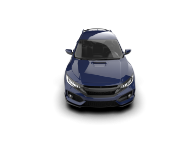 Modern araba. 3d oluşturma