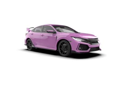 renkli arka planı olan modern bir araba.