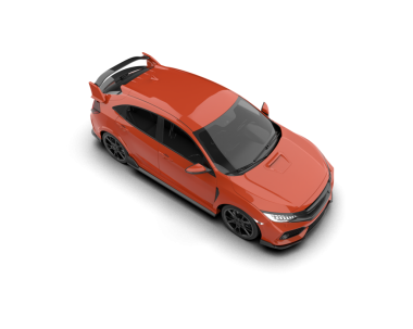 Genel konsept stüdyosunda markalı bir arabanın 3 boyutlu çizimi