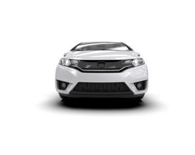 araba beyaz arkaplanda izole edildi.